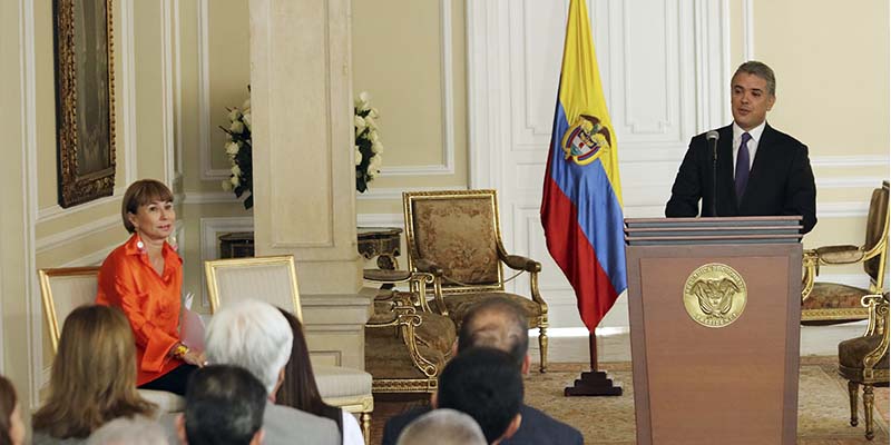 “Alicia Arango, una mujer comprometida y gran ejecutiva”: presidente Iván Duque